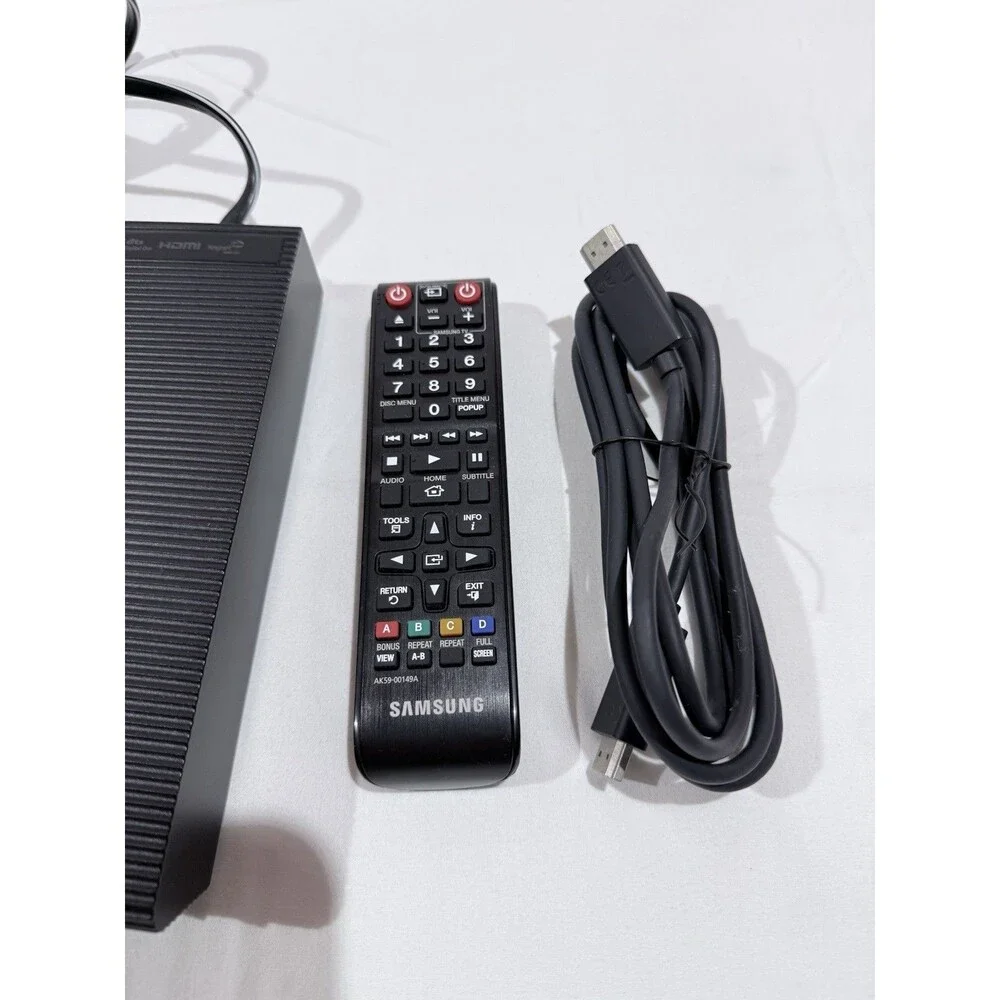 Samsung BD-J5700 Smart Curved Blu Ray DVD Player Streaming WiFi w/ Remote & HDMI